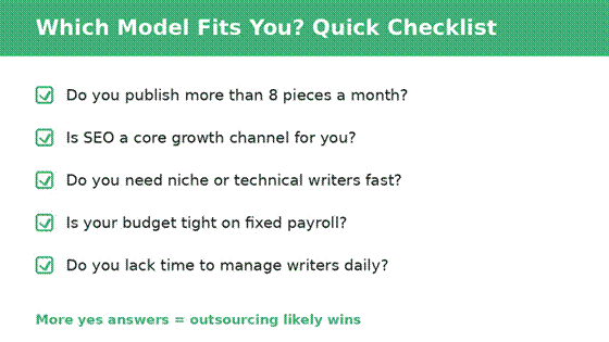 Run this quick checklist before you choose a path.