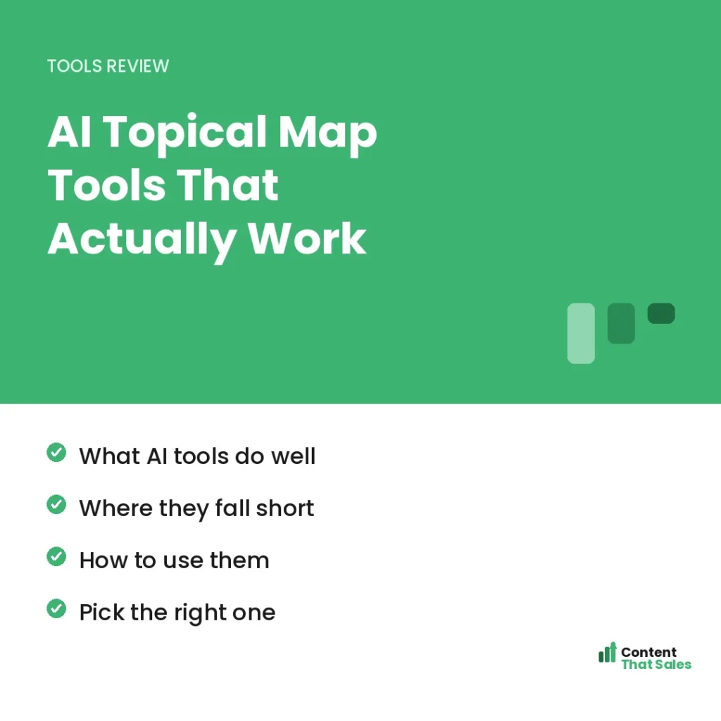 AI topical map tools reviewed by Content That Sales