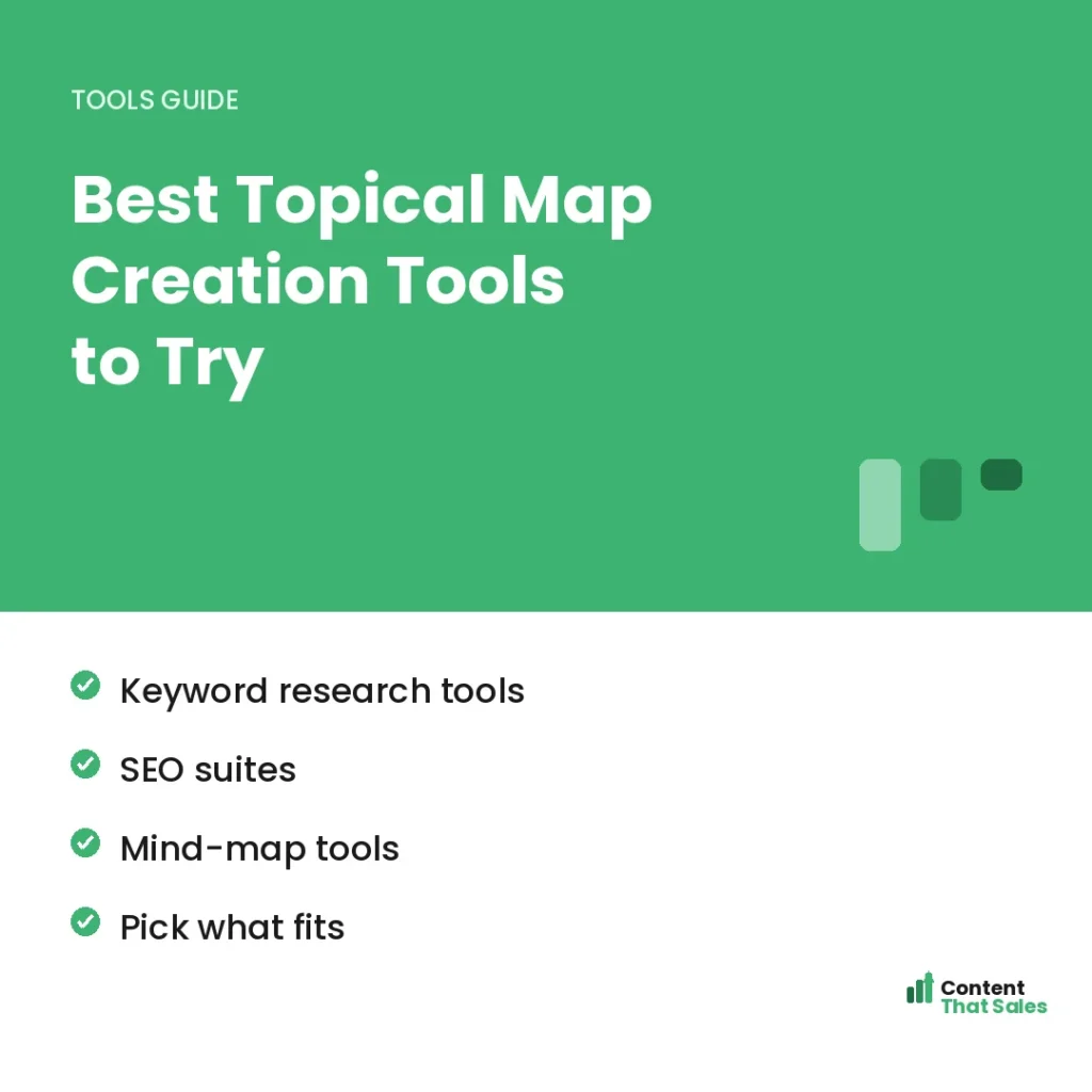 Best topical map creation tools by Content That Sales
