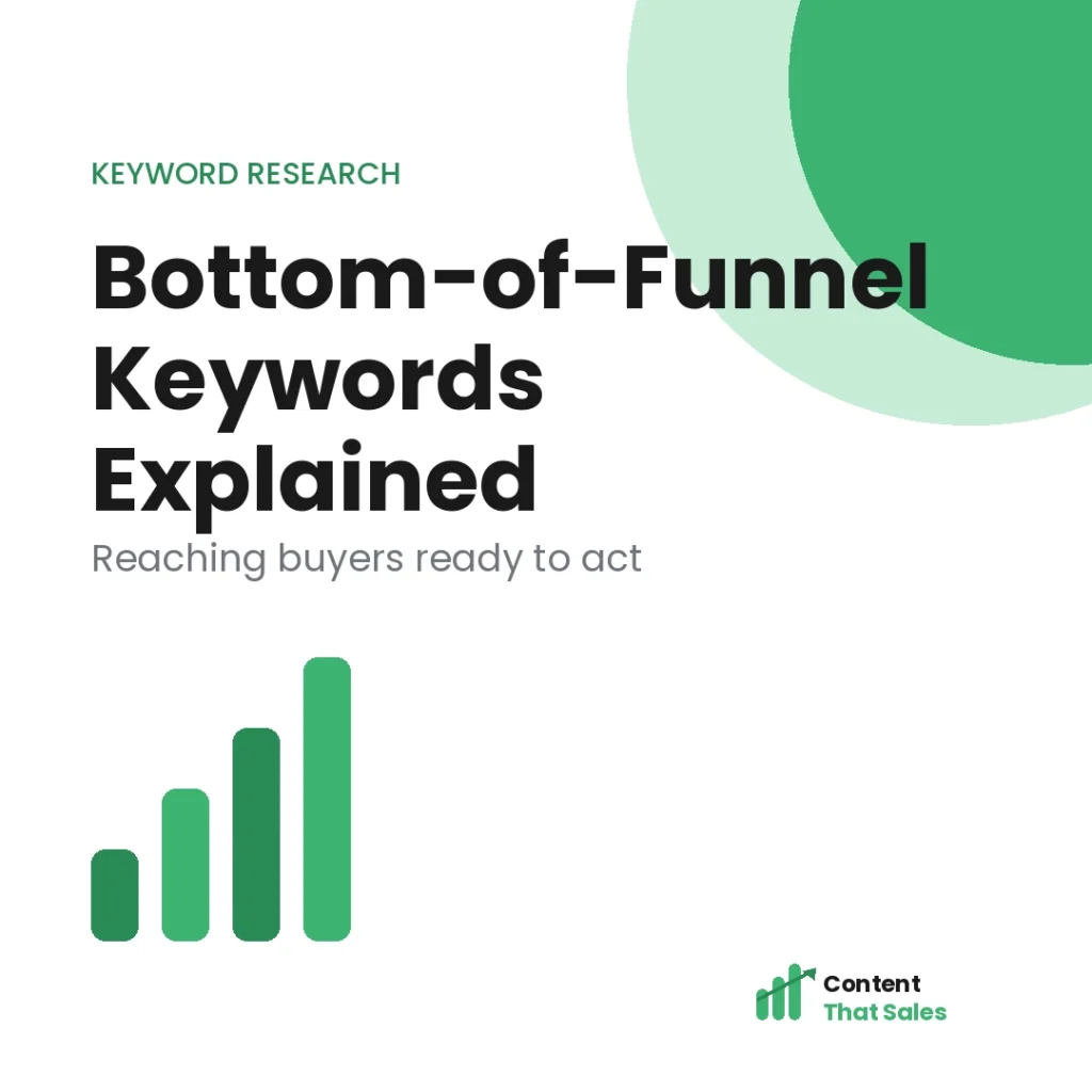 Bottom-of-funnel keywords explained
