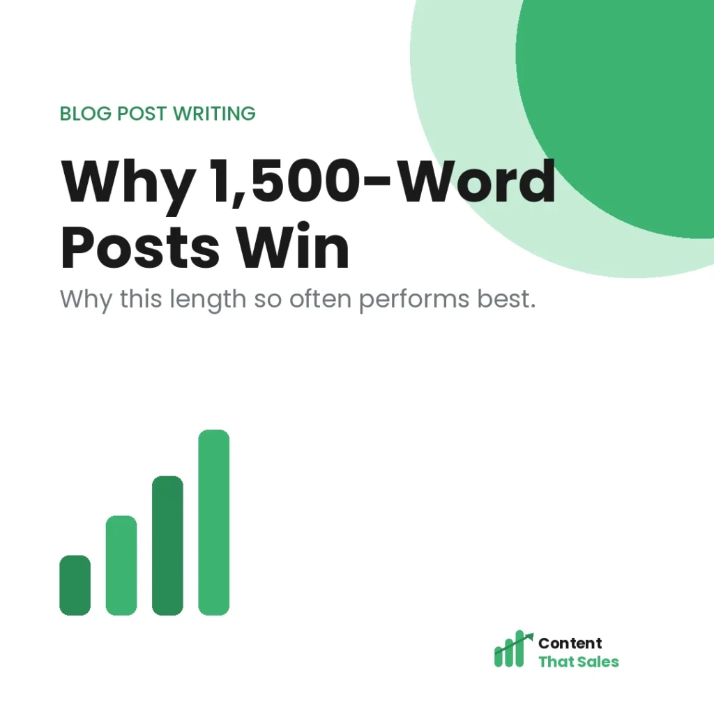 Why 1,500-word blog posts often win