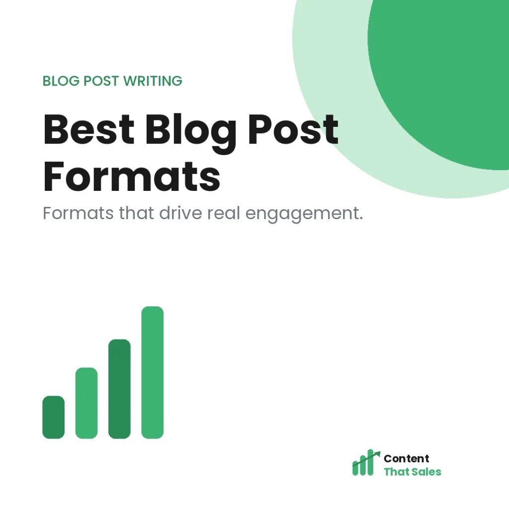 Best blog post formats that drive engagement