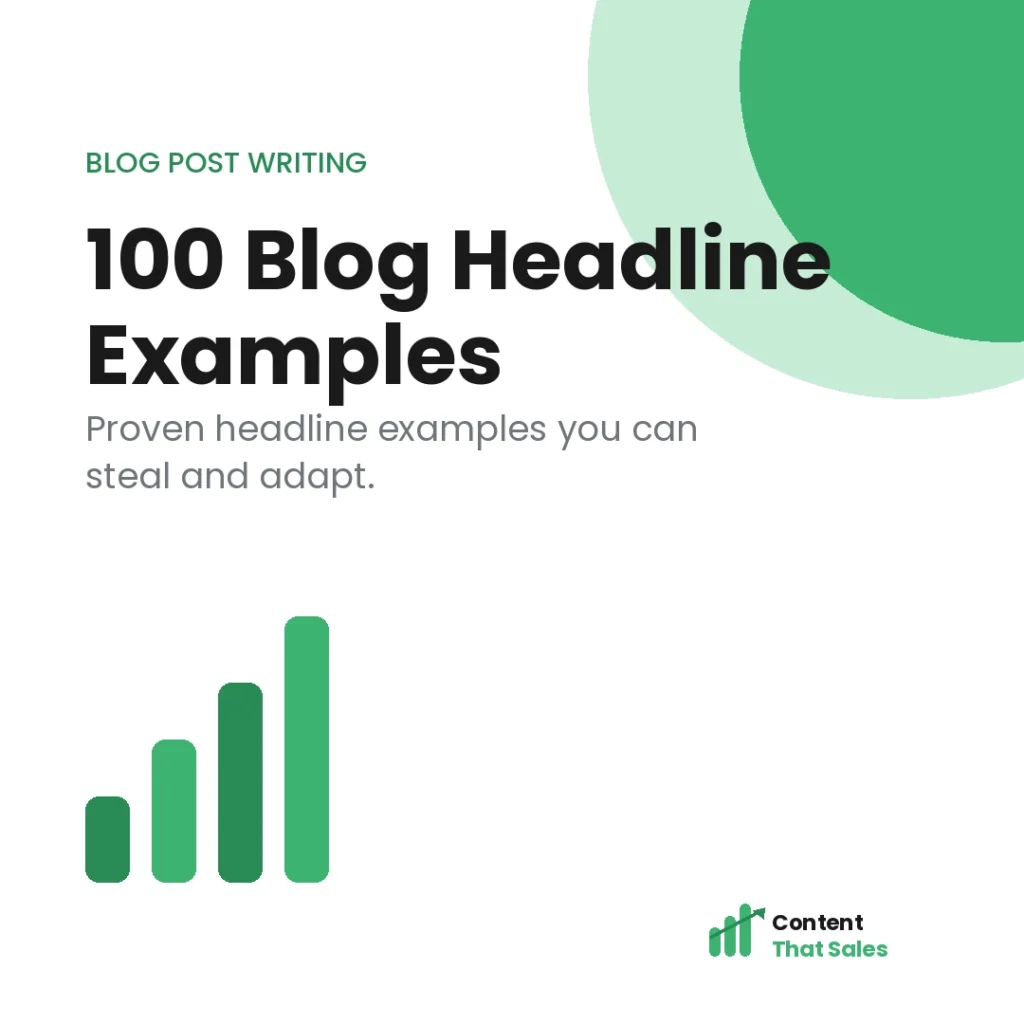 100 blog post headline examples to steal