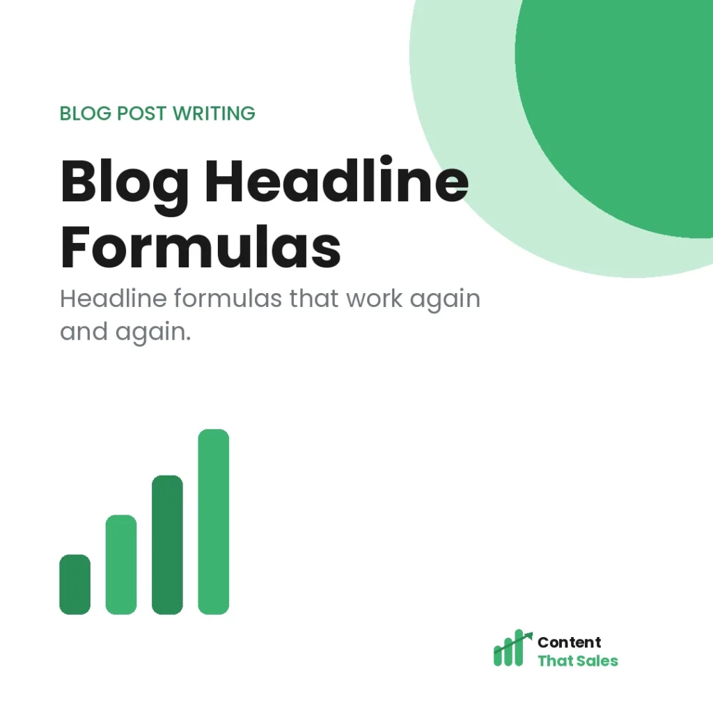 Blog headline formulas that always work