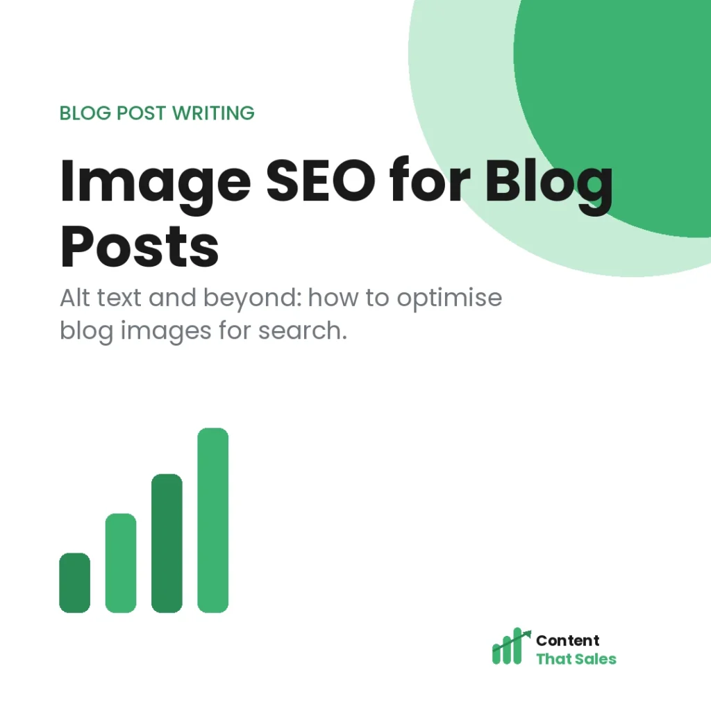 Image SEO for blog posts alt text and beyond