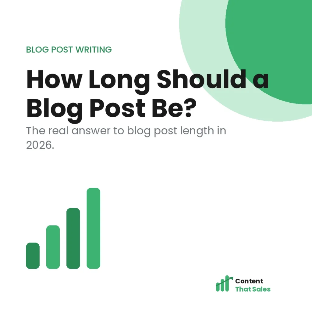 How long should a blog post be in 2026