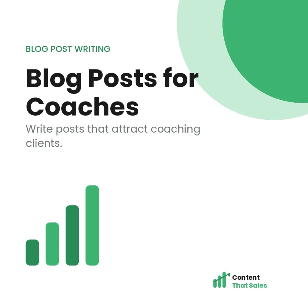 How to write blog posts for coaches and consultants