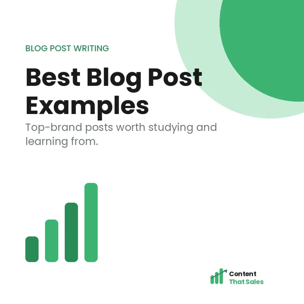 Best blog post examples from top brands