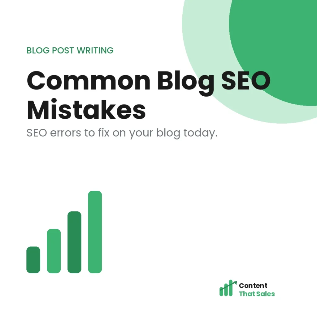 Common blog post SEO mistakes to fix today