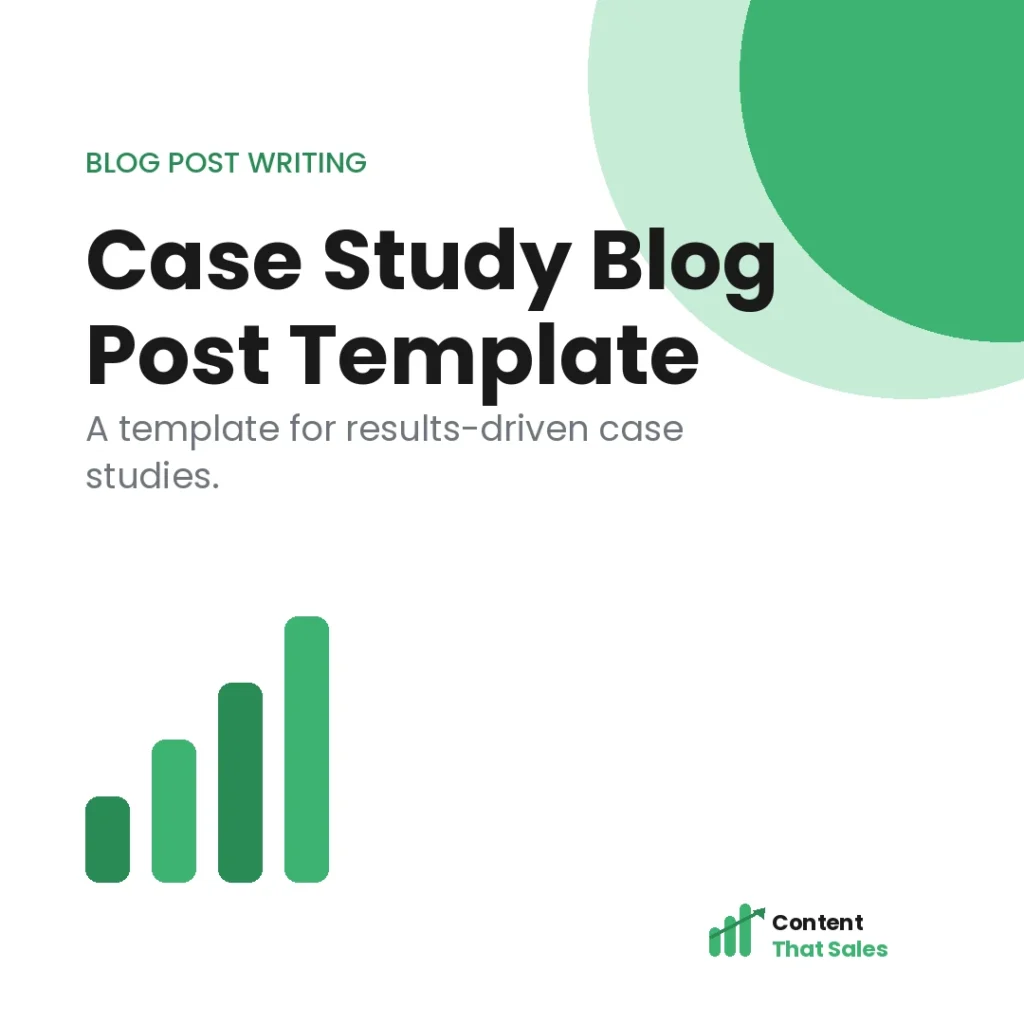 Case study blog post template