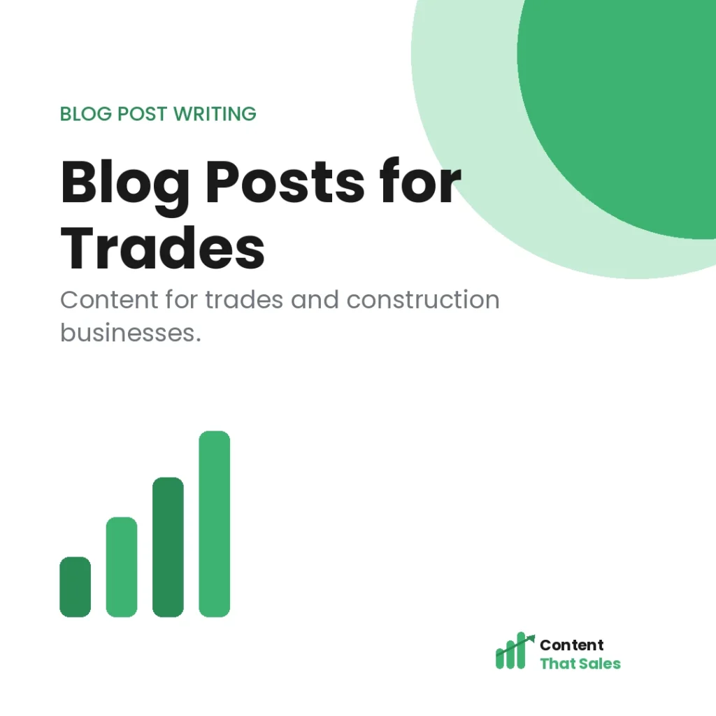 How to write blog posts for trades and construction