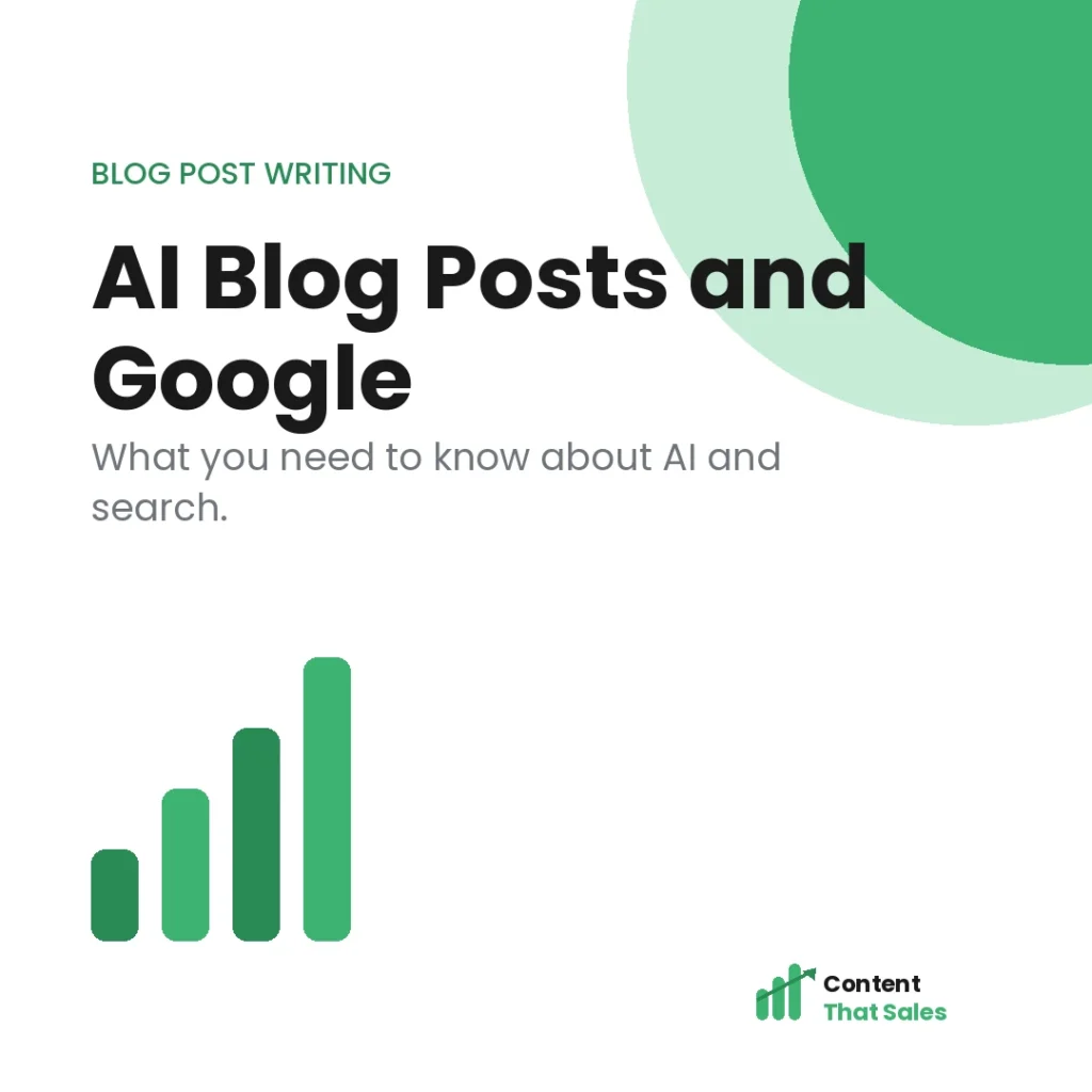 Does Google penalize AI blog posts