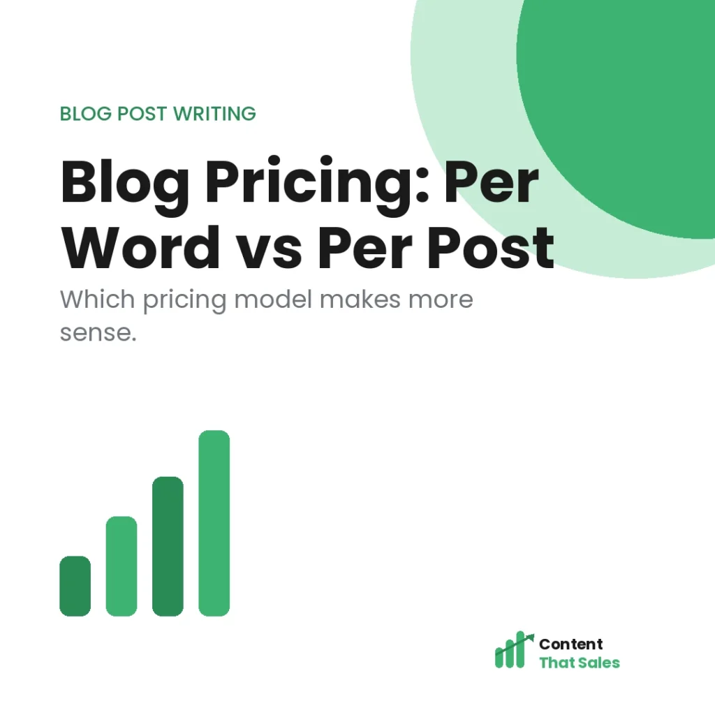 Blog post pricing what you should pay