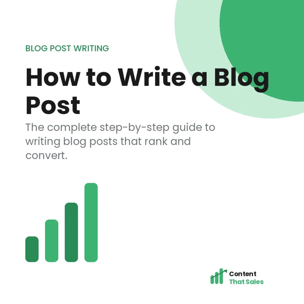 How to write a blog post complete guide