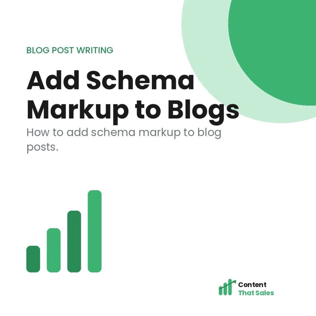 How to add schema markup to blog posts
