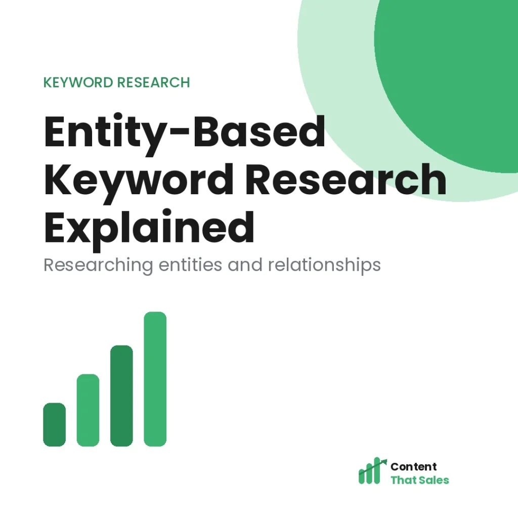 Entity-based keyword research explained