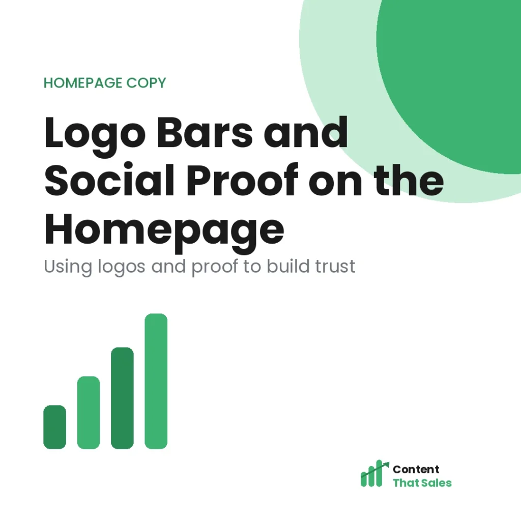 How to use client logo bars on your homepage