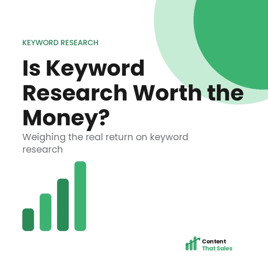 Is keyword research worth the money