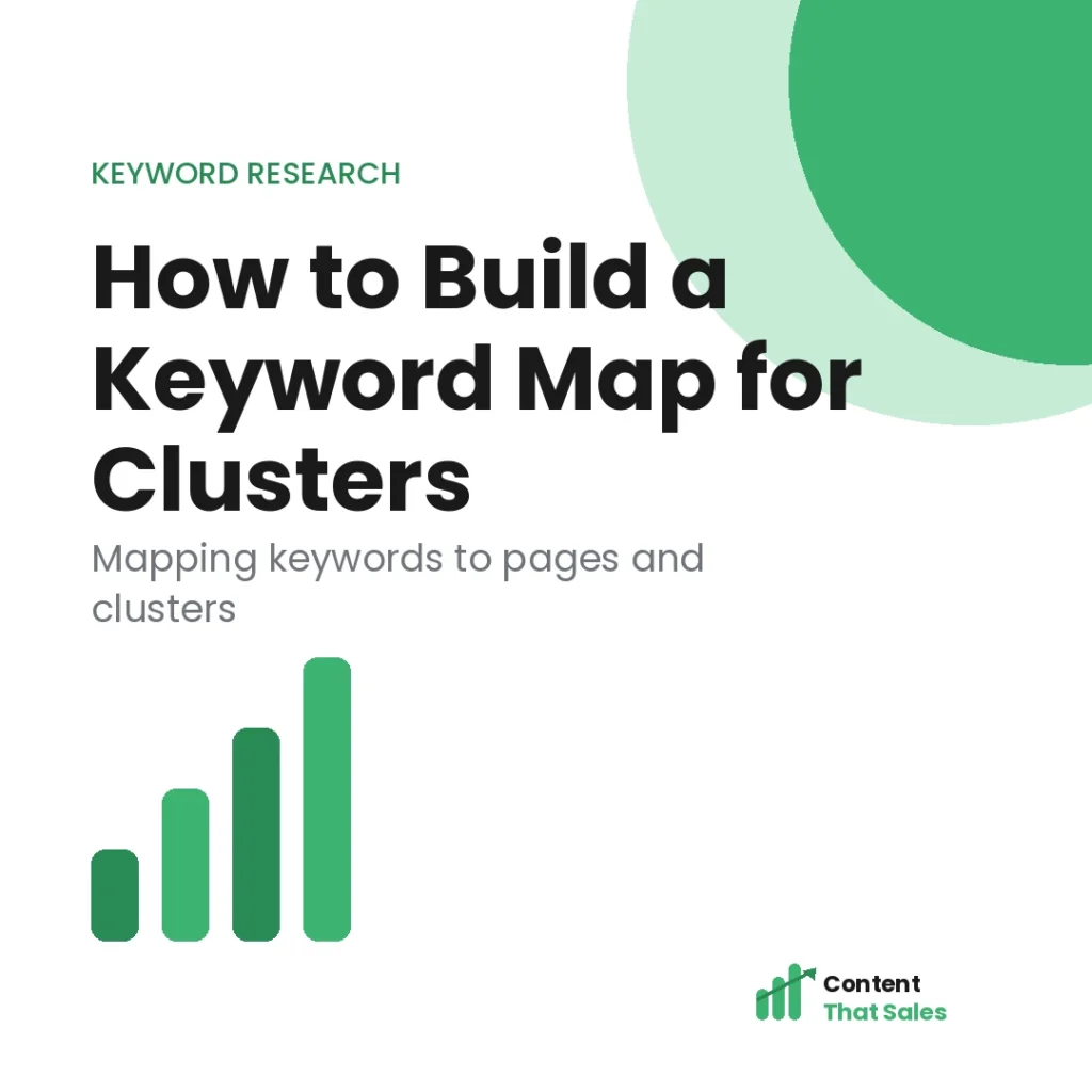 How to build a keyword map for topic clusters