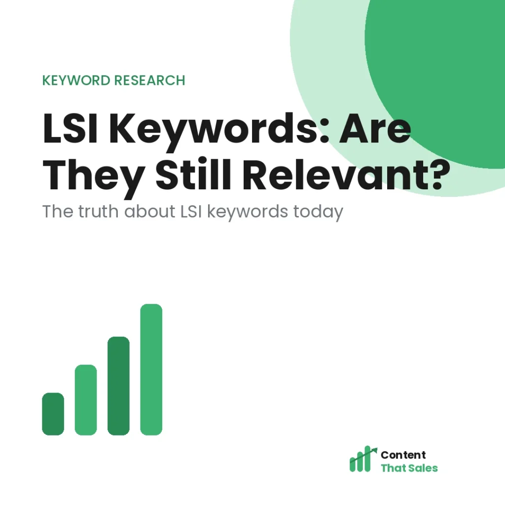 LSI keywords are they still relevant