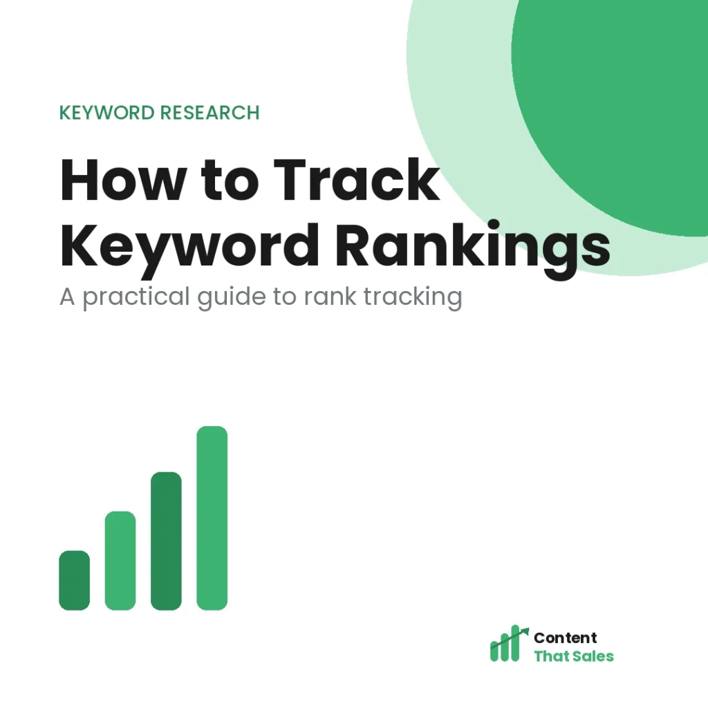 How to track keyword rankings practical guide