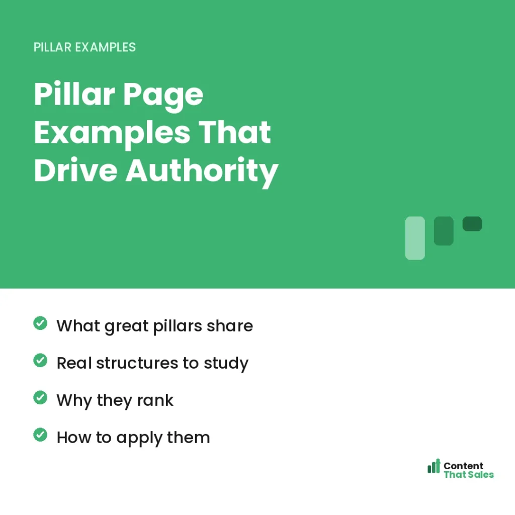 Pillar page examples that drive authority by Content That Sales