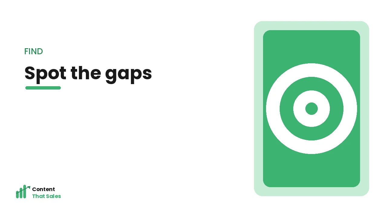 Finding internal link gaps