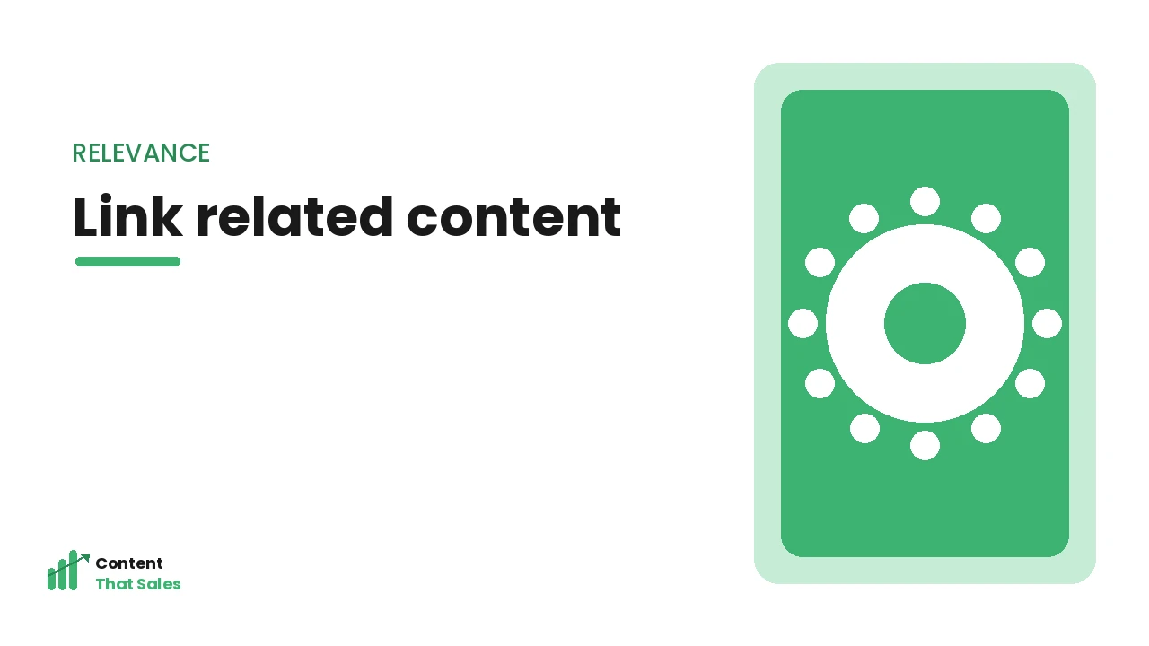 Linking related blog content