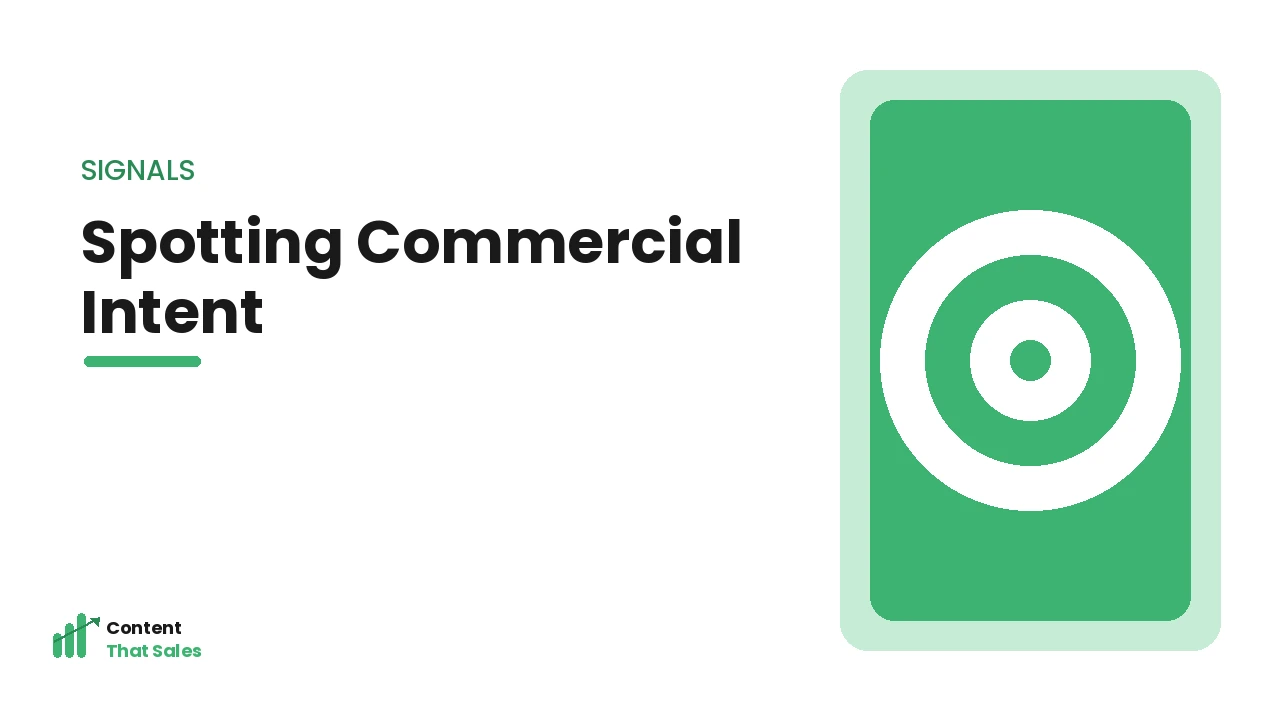 Spotting the signals of commercial intent