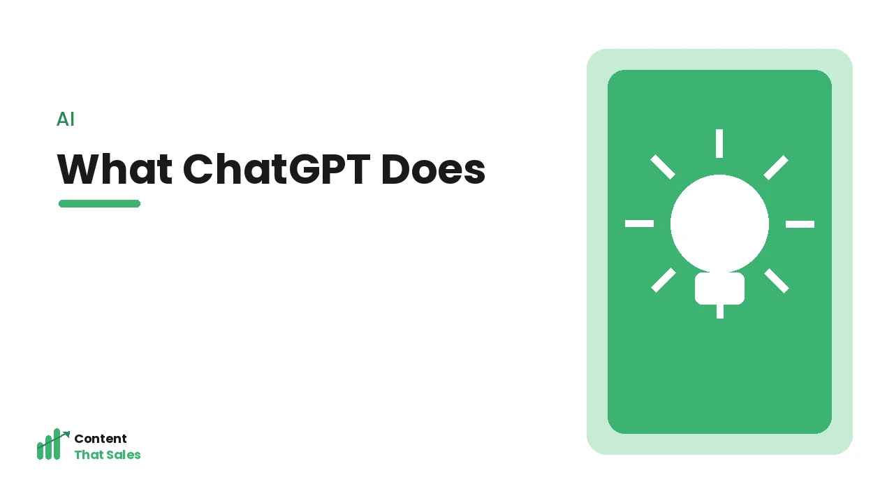 What ChatGPT can do for homepage copy