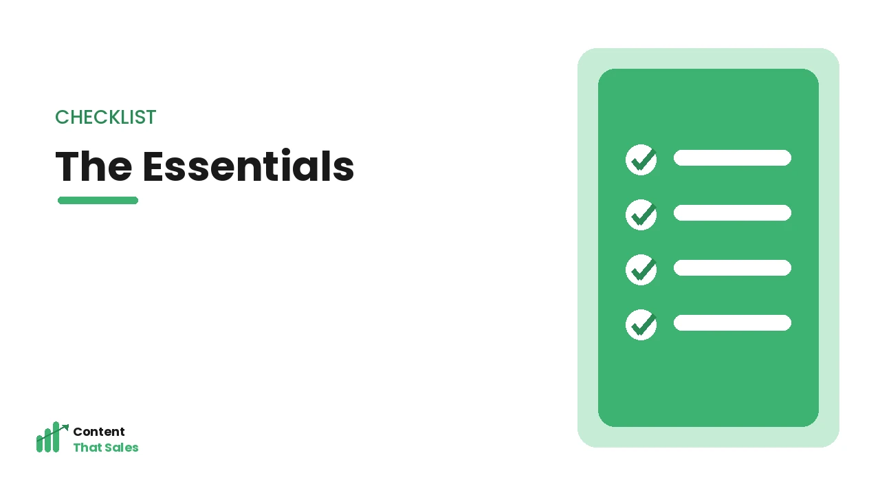 The essential homepage SEO checks