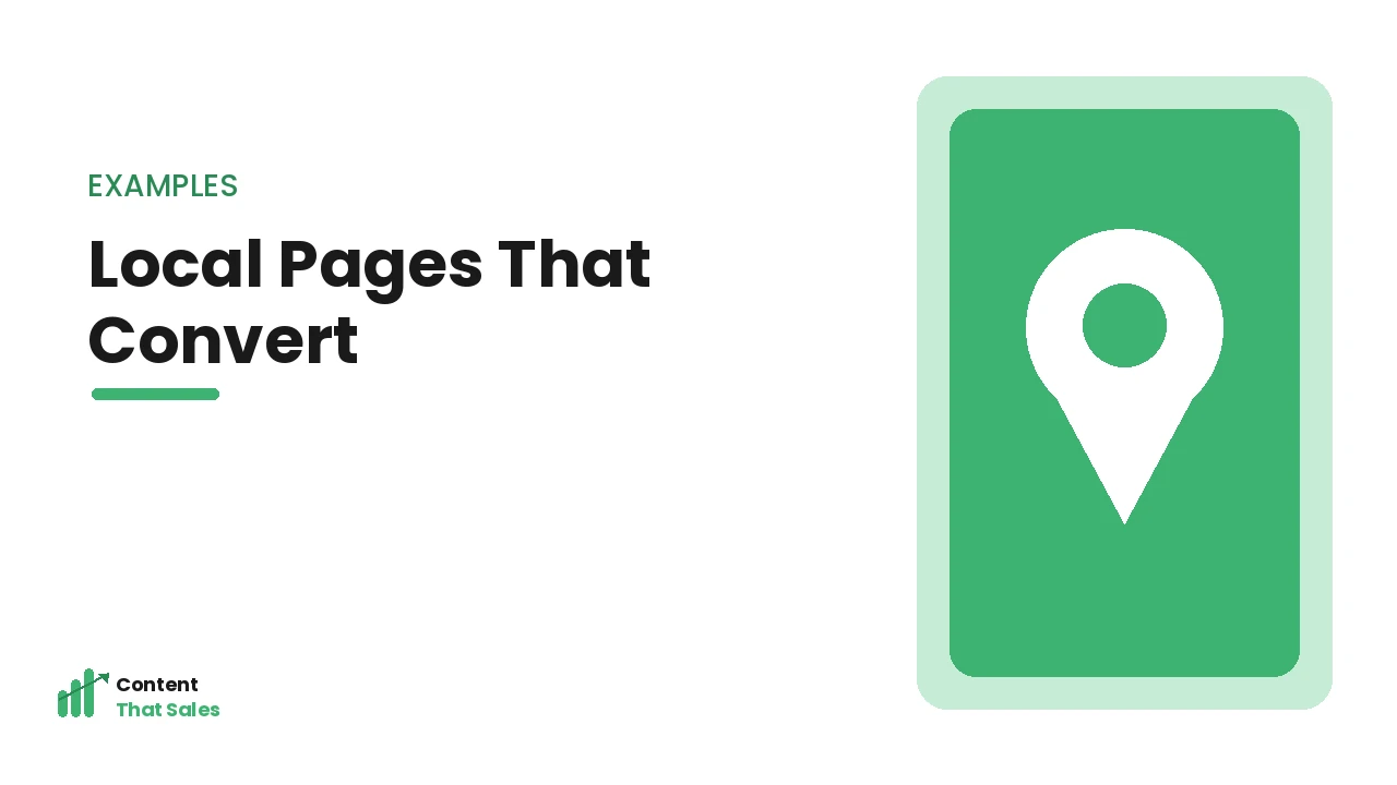 What local homepages that convert share