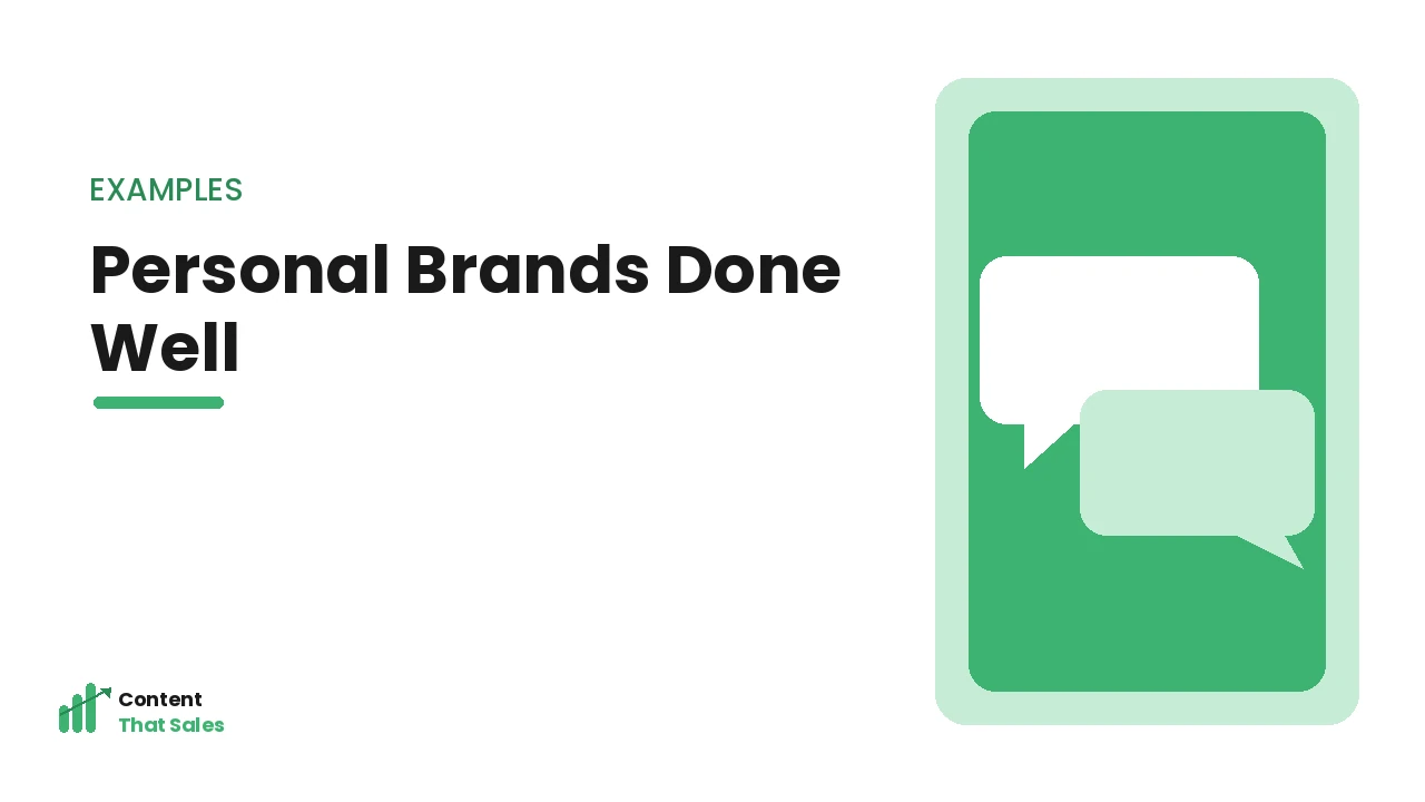 What personal brand homepages do well