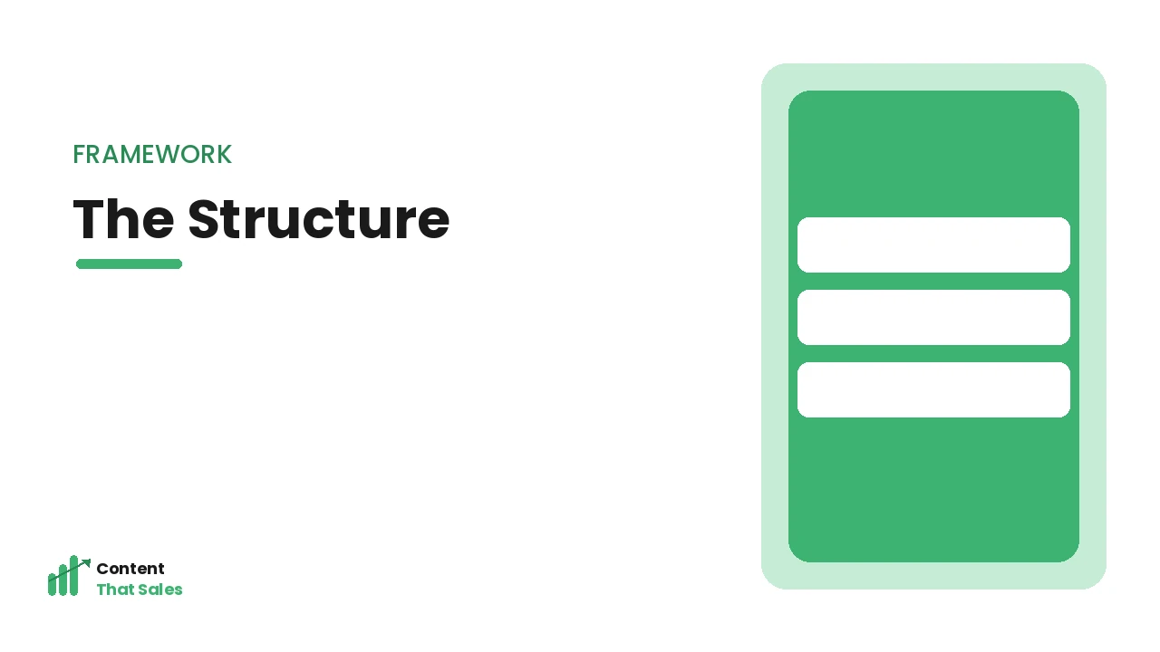 The structure of the homepage framework