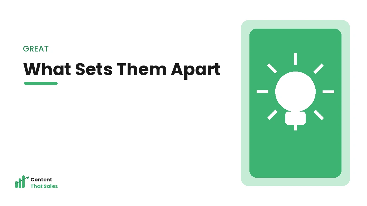 What sets great homepages apart