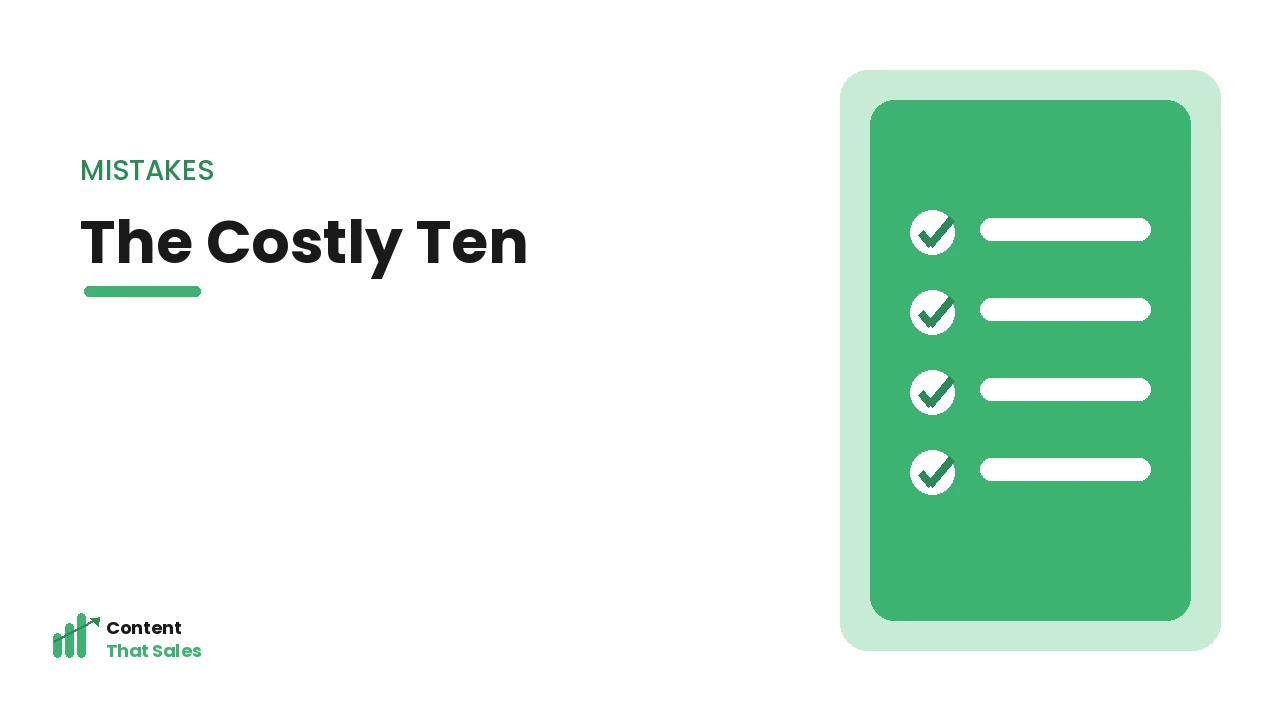 The most common homepage copy mistakes
