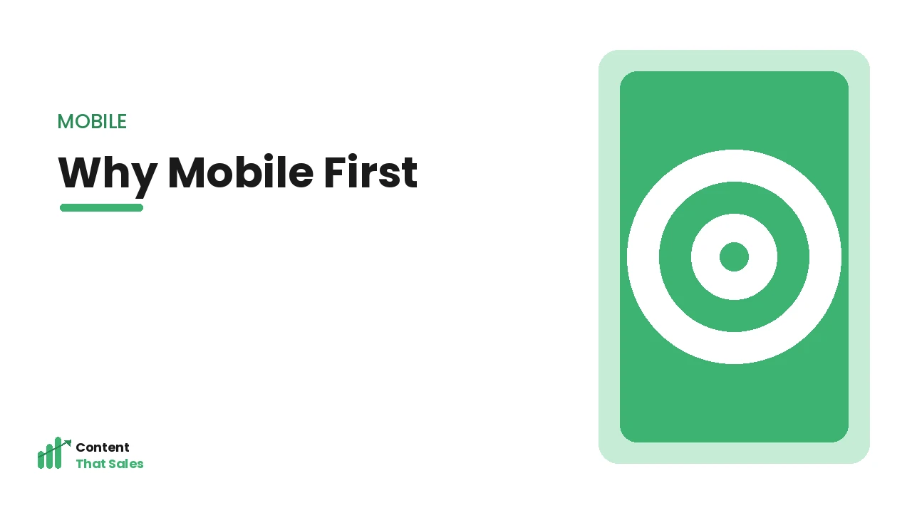 Why mobile-first copy matters