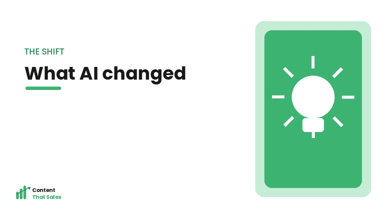 What AI changed about keyword research illustration by Content That Sales