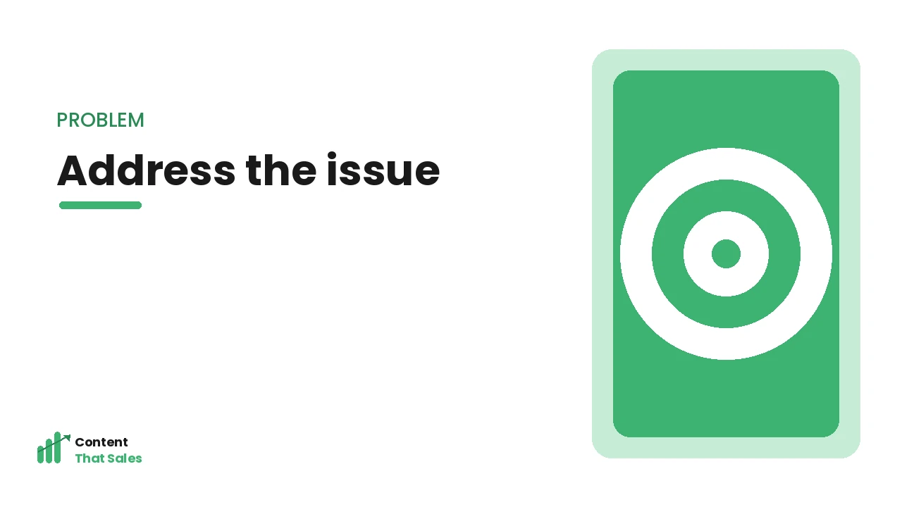 Addressing the legal issue