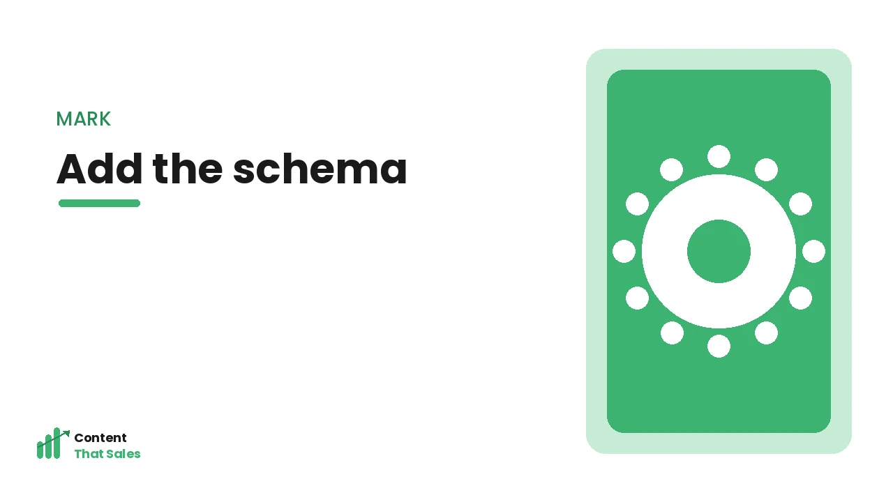 What schema markup does