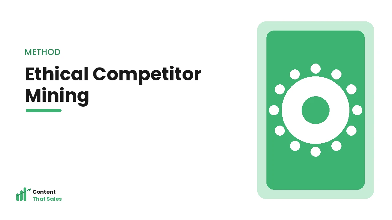 An ethical method for mining competitor keywords