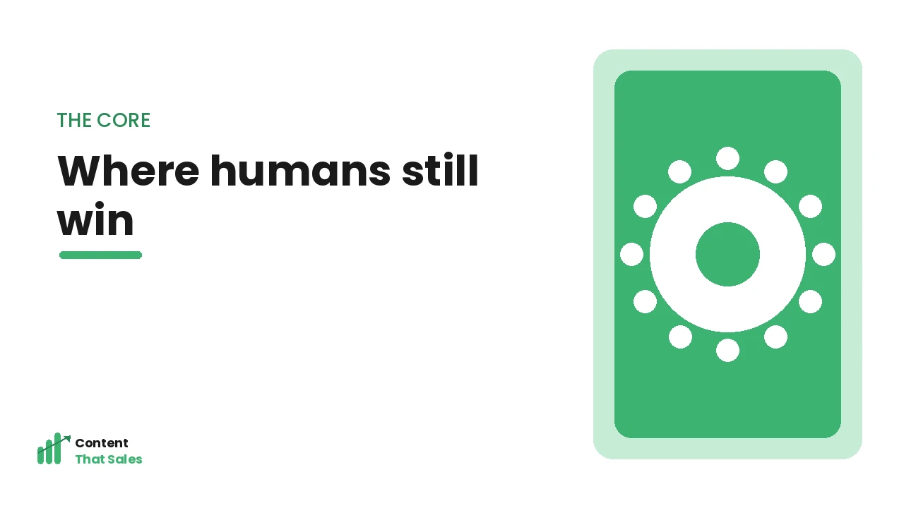 Where humans still win in content writing by Content That Sales
