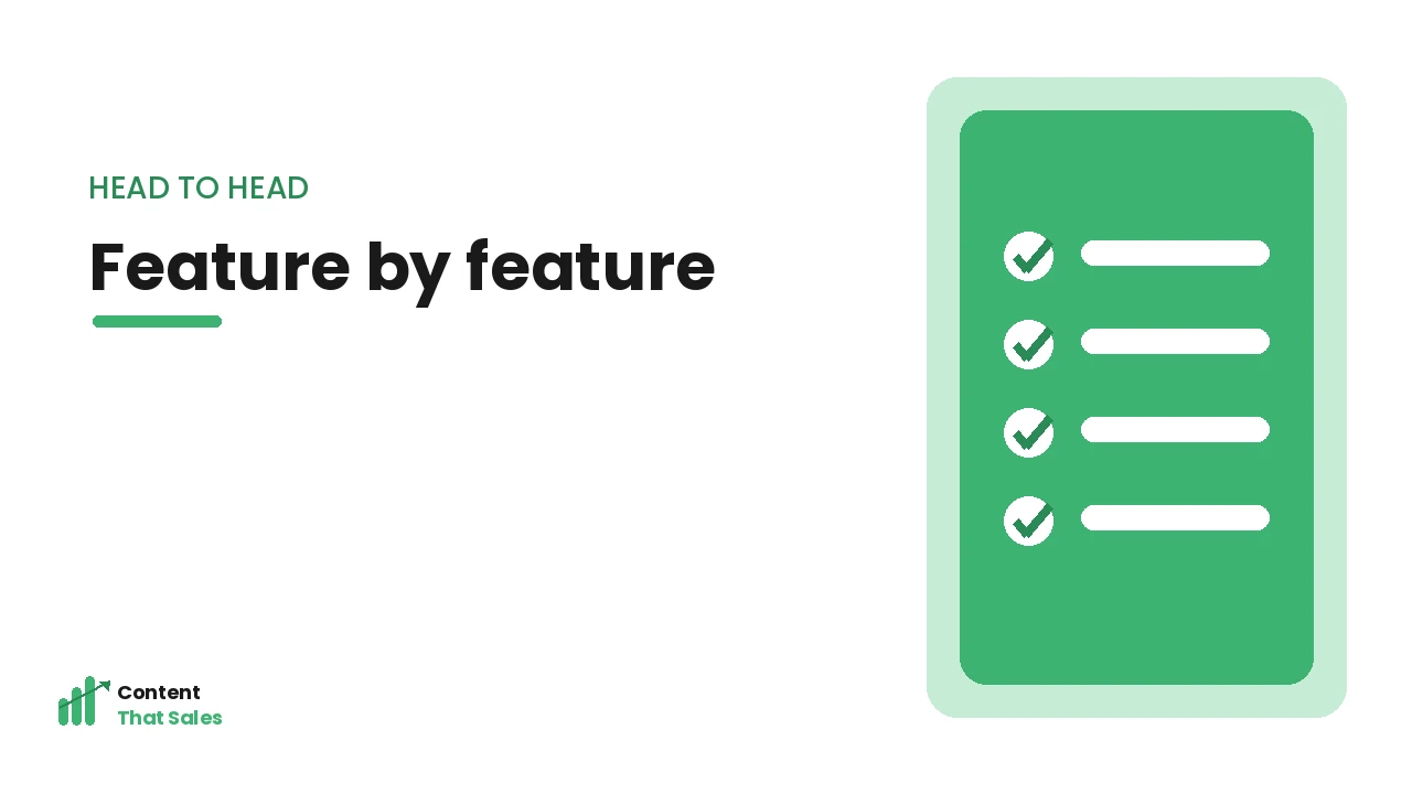 Ahrefs vs Semrush feature by feature by Content That Sales