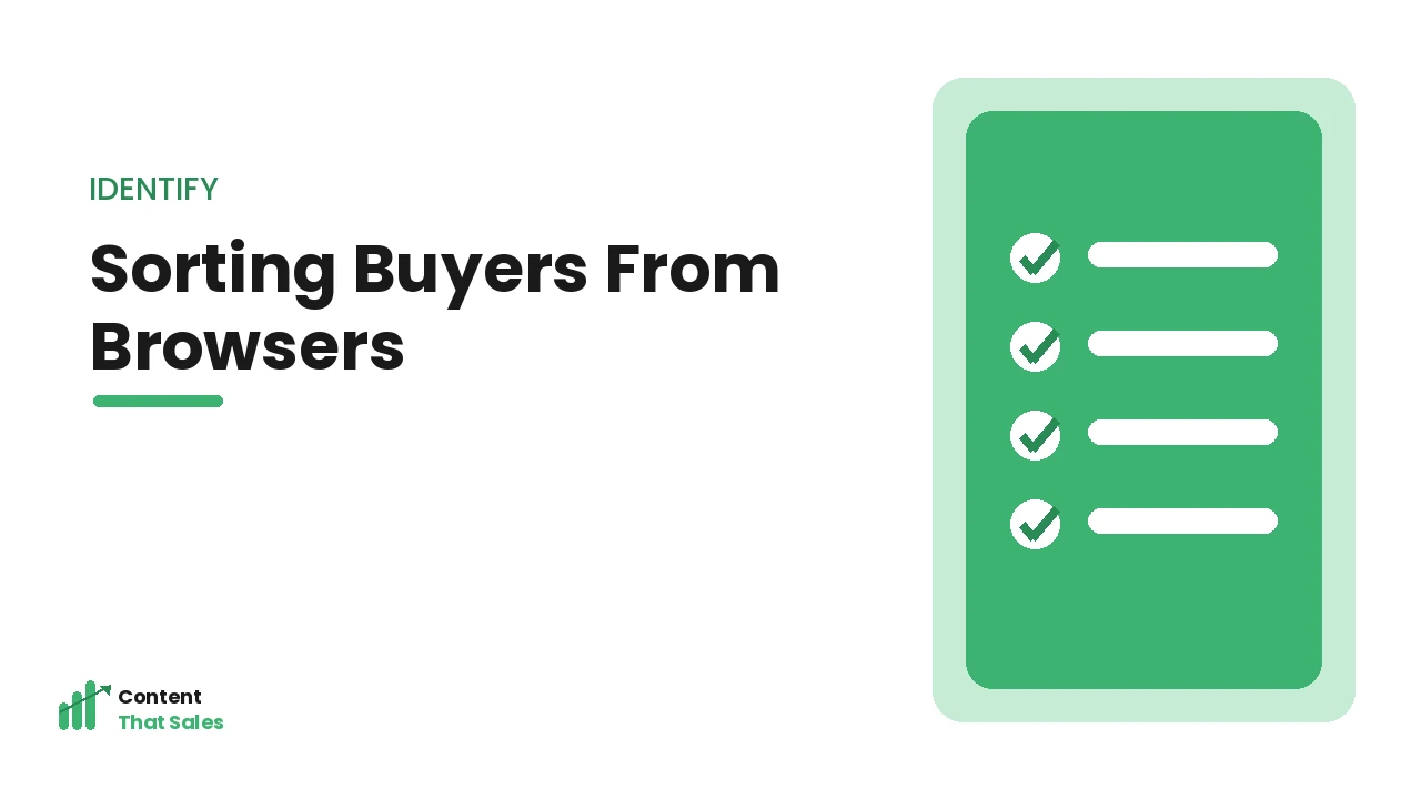 Sorting buyers from browsers in keyword research