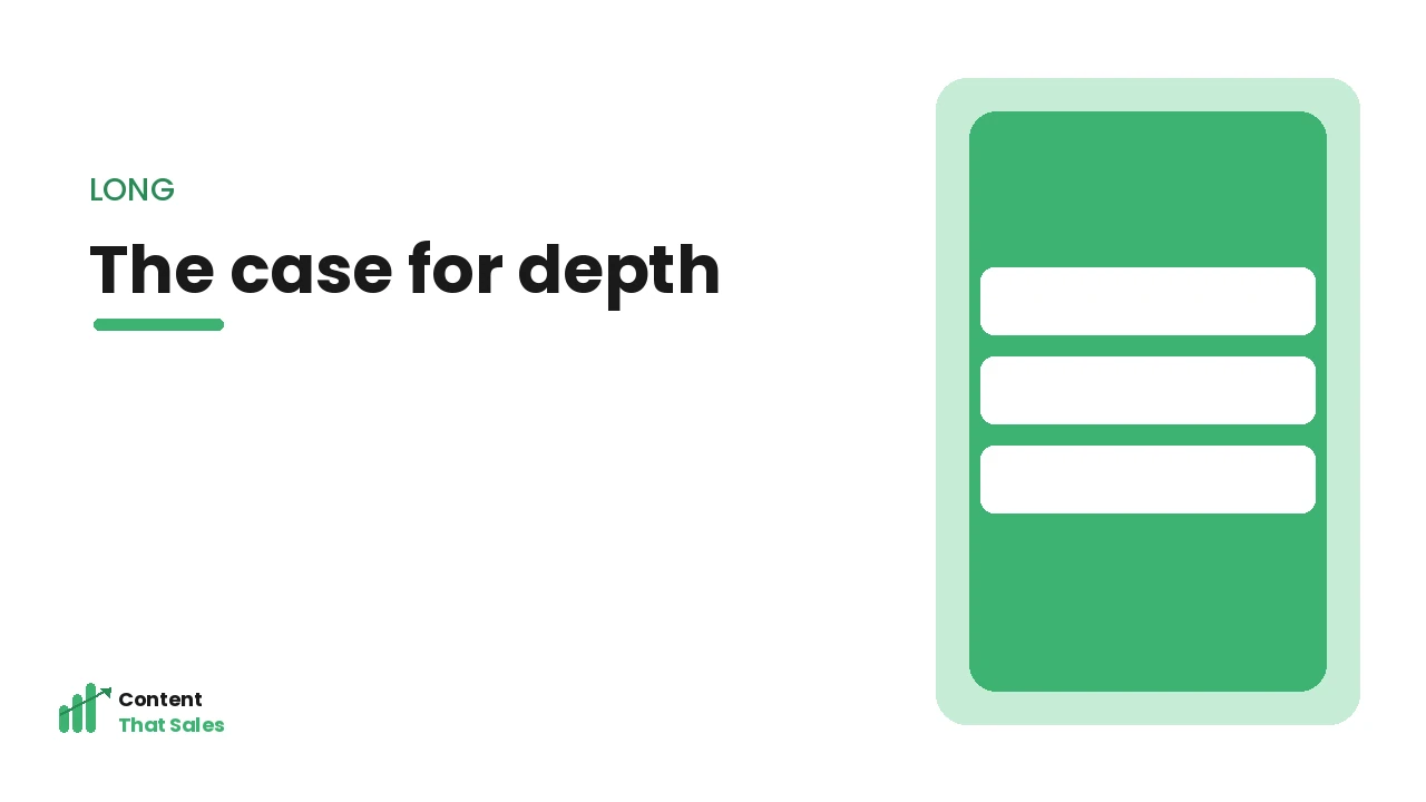 The case for long blog posts