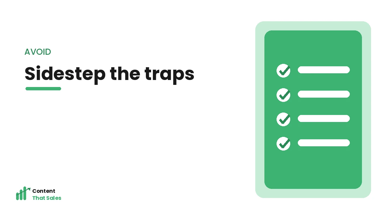 Avoiding the traps that kill blogs
