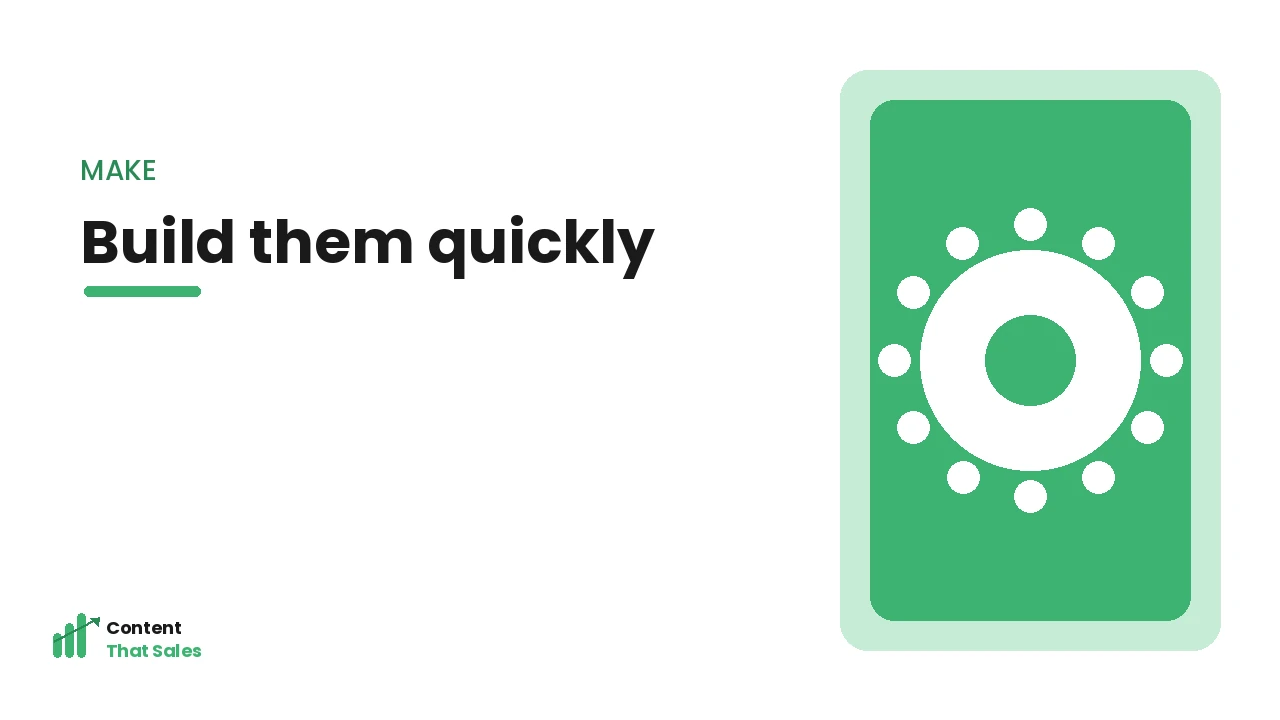 Creating content upgrades quickly