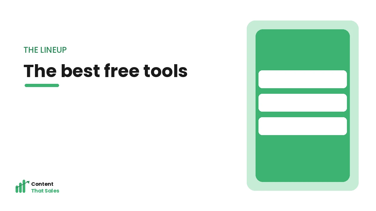 The best free keyword research tools by Content That Sales