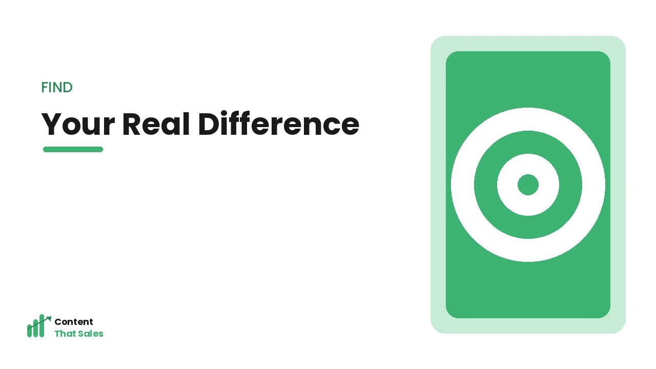 Expressing differentiation in homepage copy