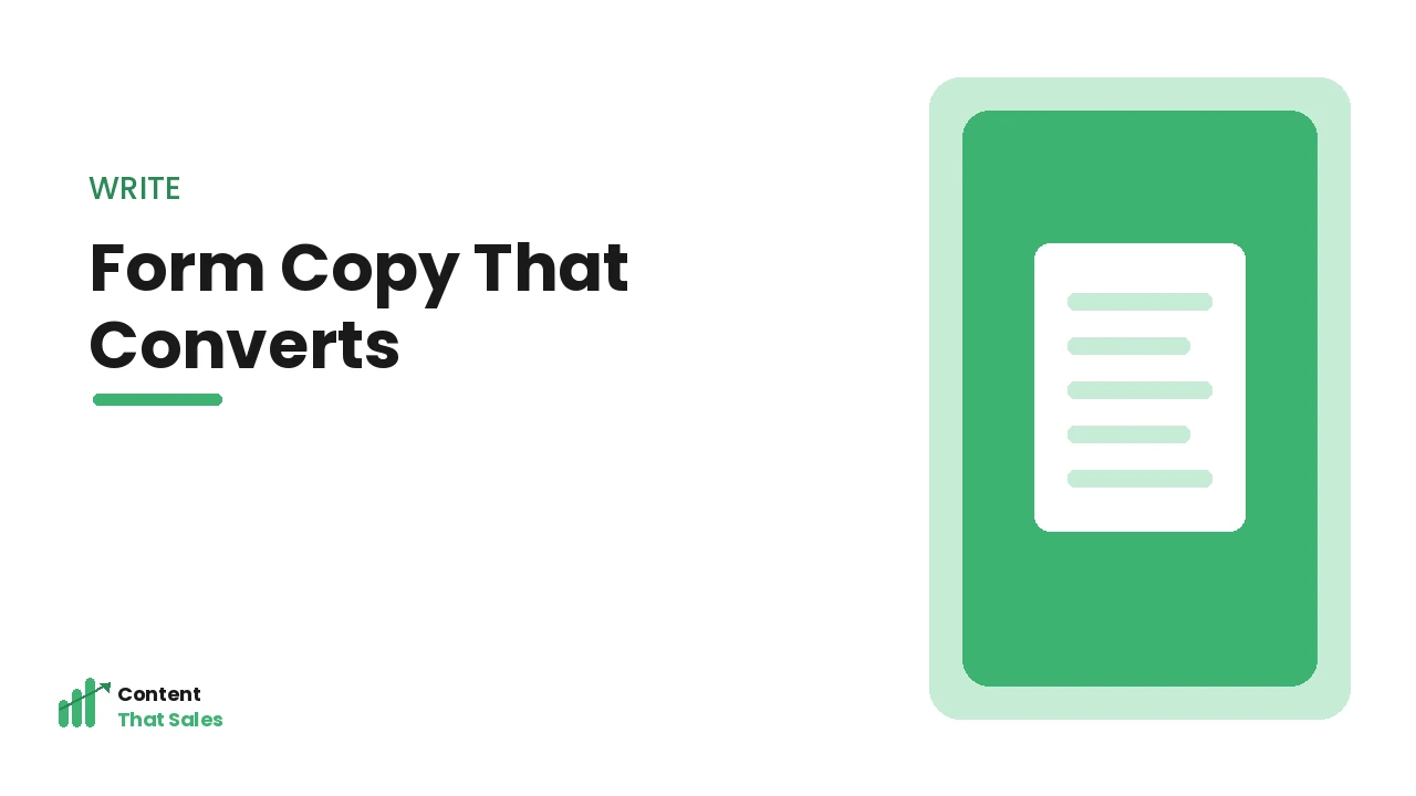 Reducing form friction with copy